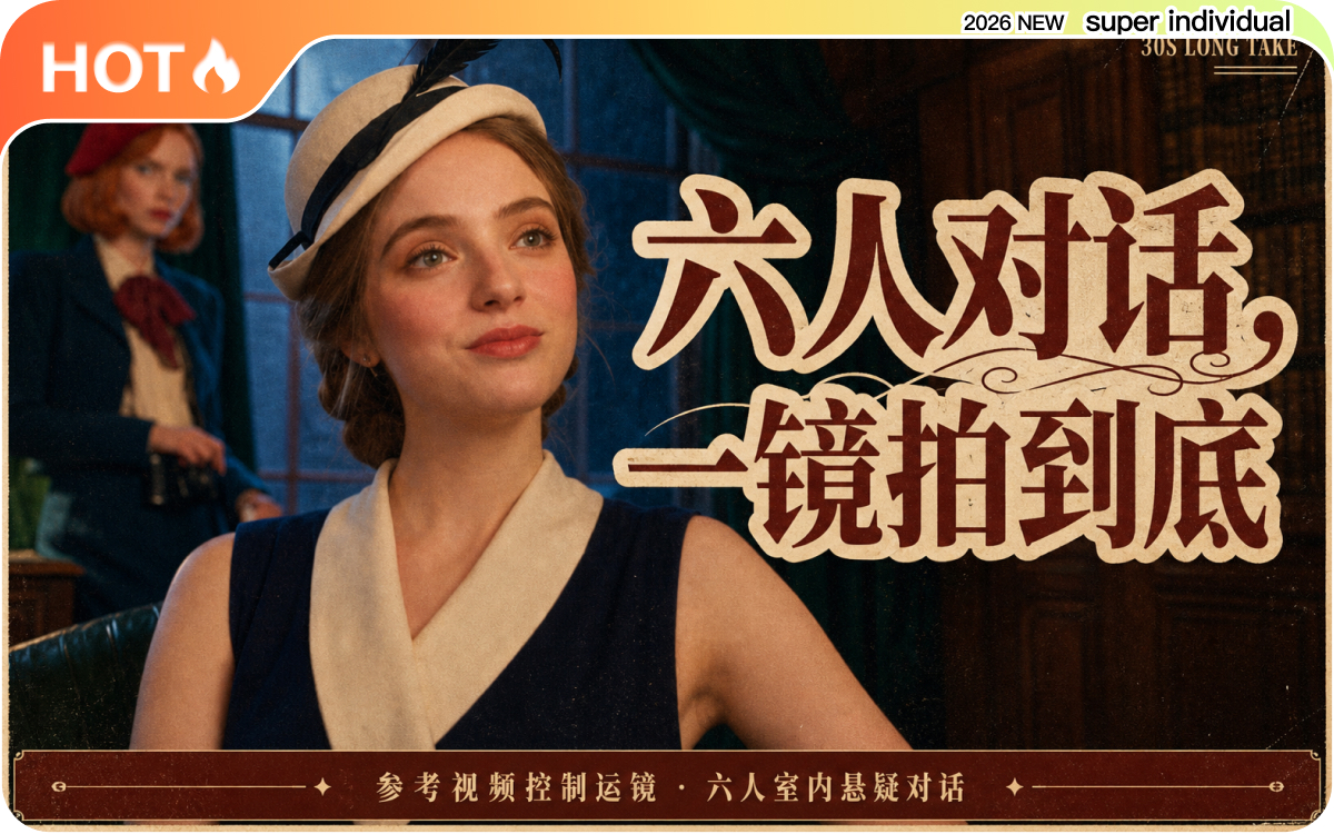 【AI影视】Seedance 2.5实战：把30秒一镜到底与参考视频运镜合在一起