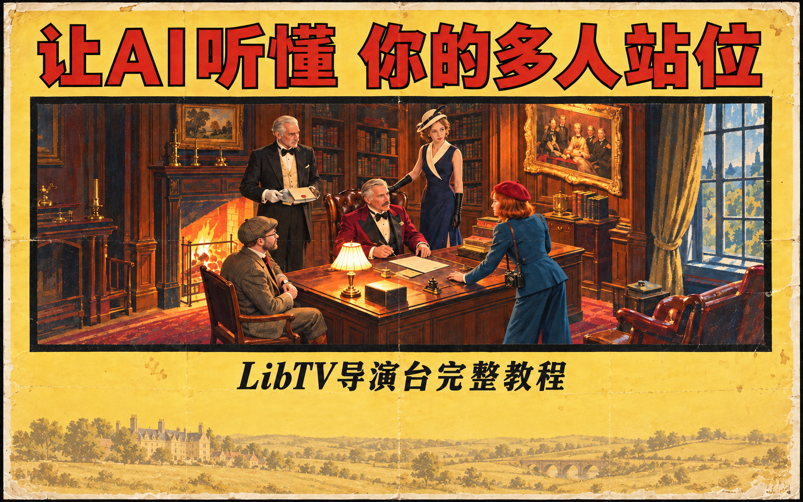 【AI影视】用导演台固定多人站位：从剧本到 AI 短片的完整流程